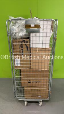 Large Quantity of Consumable Including Disposable Syringes, Laryngectomy Tracheal Tube Cuffed and i-gel Supraglottic Airway (Cage Not Included)