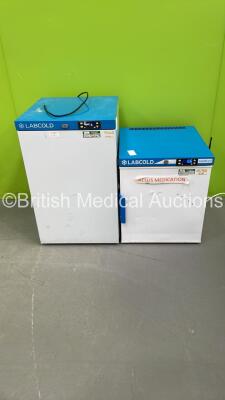 1 x LabCold IntelliCold Medical Fridge and 1 x Labcold Medical Fridge (1 x Powers Up, 1 x Cut Power Cable) *S/N 200170463 / 200140339*