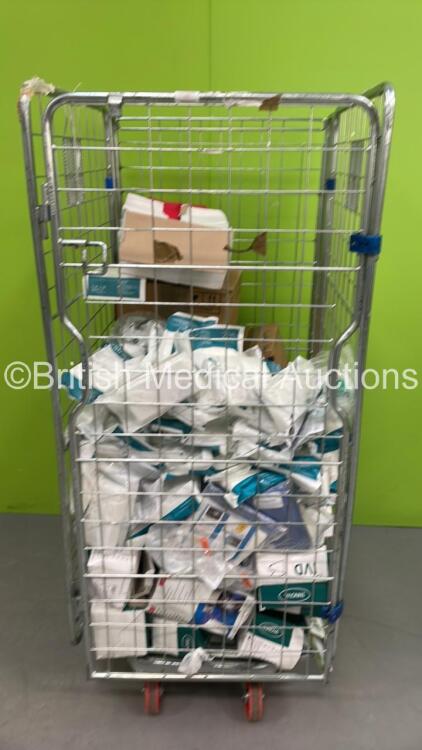 Cage of Consumables Including Masks, Suture Packs and Electrodes (Cage Not Included - Out of Date)