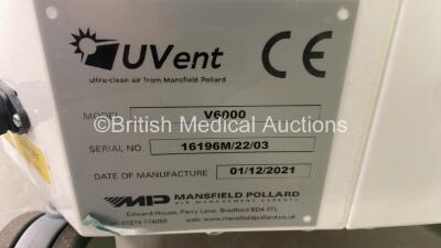 UVent v6000 Air Sterilisation Unit (Powers Up) *H* - 3