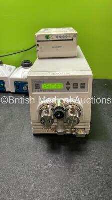 Job Lot Including 1 x Mettler Toledo MP 225 ph Meter (Untested Due to Missing Power Supply) 2 x Fisherbrand Whirli Mixers (Both Power Up) 1 x Mitsubishi P39D Printer (Powers Up) 1 x Waters 515 HPLC Pump (Powers Up) - 4