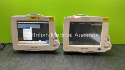 2 x Philips IntelliVue MP30 Patient Monitors (Both Power Up) *SN DE62234059, DE72843995* *H*