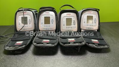 Job Lot Including 3 x Breas Vivo 40 Ventilators in Carry Bags (All Power Up, 1 with Damage-See Photo) 1 x Breas Vivo 30 Ventilator in Carry Bag (Powers Up)