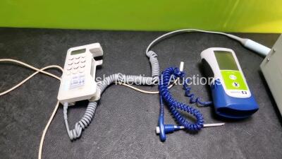 Mixed Lot Including 1 x Medical System Endolux 2 Light Source (Powers Up), 1 x 10 Lead ECG Lead, 1 x Huntleigh Sonicaid FDI, 1 x Covidien Filac EZ Unit and 1 x Patient Mpower Spirometer *SN A23Z104720 / 4642* - 3