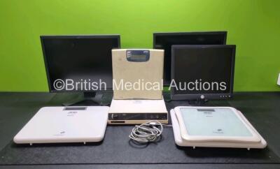 Mixed Lot Including 2 x Eizo Monitors, 1 x Dell Monitor, 1 x Stryker Command 2 System, 2 x A & D 355PBT-Ci Weighing Scales, 1 x A & D UC351PBT-Ci Weighing Scales and 1 x A & D UC-321PBT Weighing Scales