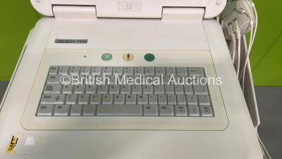 Philips PageWriter TC70 ECG Machine on Stand with 10 Lead ECG Leads (Powers Up) - 2