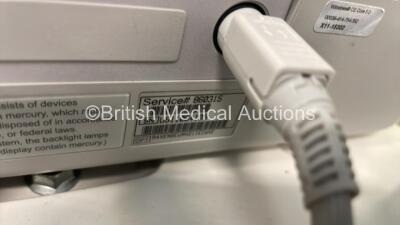 Philips PageWriter TC70 ECG Machine on Stand with 10 Lead ECG Leads (Powers Up with Some Casing Damage - See Photo) - 8