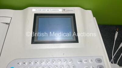 GE MAC 1200 ST ECG Machine with 1 x 10 Lead ECG Lead (Powers Up) - 2