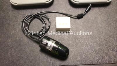 2 x Verathon BVI 3000 Bladder Scanners with 3 x Batteries and 1 x Transducer / Probe in 2 x Carry Bags (Both Power Up with Damage to Casing) *SN 08461210 / 09111568* - 6