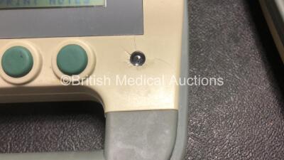 2 x Verathon BVI 3000 Bladder Scanners with 3 x Batteries and 1 x Transducer / Probe in 2 x Carry Bags (Both Power Up with Damage to Casing) *SN 08461210 / 09111568* - 8