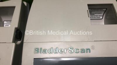 2 x Verathon BVI 3000 Bladder Scanners with 1 x Battery (No Power, Damage to Casing - See Photos) *SN 05109656 / B3100701* - 5