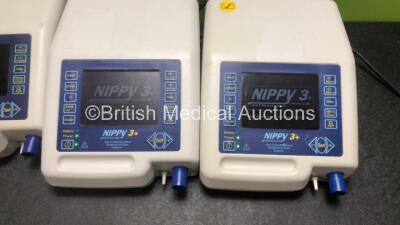 3 x B & D Electromedical Nippy 3+ Ventilators (All Power Up, 1 x Damage to Casing - See Photos) *SN 2013-19148 / 2011-13234 / 2010-10271* - 2