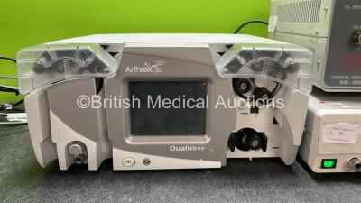 Mixed Lot Including 1 x Arthrex Ref AR-6480 Dual Wave Arthroscopy Pump (No Power with Damage-See Photos) 1 x Ethicon Thermachoice Uterine Balloon Therapy Unit (Powers Up with Loose Display-See Photo) 1 x - 2