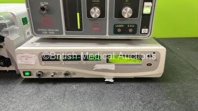 Mixed Lot Including 1 x Arthrex Ref AR-6480 Dual Wave Arthroscopy Pump (No Power with Damage-See Photos) 1 x Ethicon Thermachoice Uterine Balloon Therapy Unit (Powers Up with Loose Display-See Photo) 1 x - 5