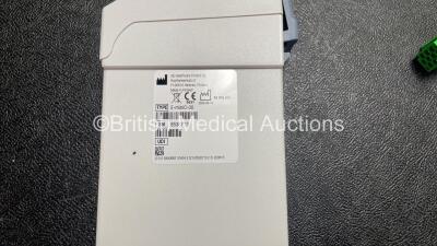 GE B125 Patient Monitor Including ECG, NIBP, SpO2, T1, T2, IBP1and IBP2 Options with 1 x GE E-miniC-00 Module, 1 x 5 Lead ECG Lead, 1 x NIBP Hose with BP Cuff, 1 x SpO2 Finger Sensor and 1 x IBP Lead (Powers Up) *Mfd 06-2020* - 6