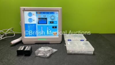 Medisico Omni Face 2 Monitor with 1 x Attachment Probe / Transducer and Various Spare Covers (Powers Up)