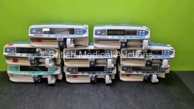 Job Lot of Syringe Pumps Including 1 x Carefusion Alaris PK, 2 x Cardinal Health Alaris CC and 5 x Cardinal Health Alaris GH (6 x No Power) *SN 800289257 / 800260063 / 800259549 / 800269526 / 800350286 / 80029043 / 800302600 / 800504927*