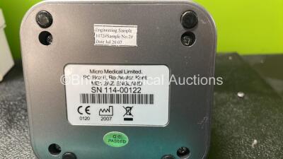 Mixed Lot Including 1 x Viasys Carefusion Micro Loop with Base Unit (Powers Up) 1 x Drager REF-Nr 8408950-24 Ventilator Block, 1 x Hewlett Packard TEMP Module, 1 x LSU Battery *Untested* 1 x Philips M3538A Heartstart Battery *Untested* - 6