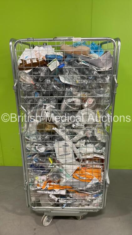 Mixed Cage of Ambulance Consumables (Out of Date - Cage Not Included)