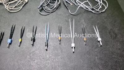 Job Lot of Diathermy Forceps and Cables - 4