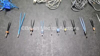 Job Lot of Diathermy Forceps and Cables - 5