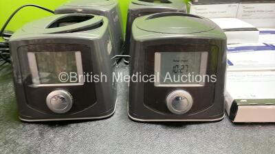 Mixed Lot Including 4 x Fisher & Paykel Icon + Novo CPAP Units (All Power Up) 1 x Inva CareSoft Form Active 2 Unit (No Power) 1 x Fisher & Paykel Sleepstyle 200 CPAP Humidifier with 5 x Fisher & Paykel REF 900HC522 Breathing Tubes (Powers Up) Large Quant - 2