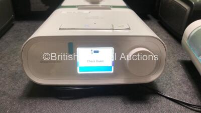 Job Lot Including 10 x Philips Respironics REMstar Auto A-Flex CPAP Units with 5 x System One Humidifiers and 10 x Power Supplies (2 x Missing Dials - See Photos) 2 x Philips Respironics BiPAP S/T Units with 2 x System One Humidifiers and 2 x Power Suppli - 5