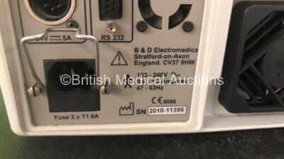 3 x B & D Electromedical Nippy 3+ Ventilators (All Power Up, 2 x Damage to Casing - See Photos) *SN 2010-11395 / 2012-14609 / 2012-14958* - 7