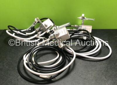 3 x Inspiration Low Flow Air Oxygen Blenders with Hoses