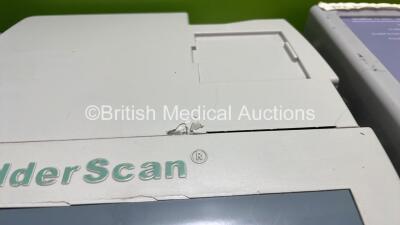 Mixed Lot Including 1 x Nellcor Oximax N-560 Pulse Oximeter with SpO2 Finger Sensor (Powers Up) 1 x GE V100 Dinamap Patient Monitor (No Power) 1 x Verathon BVI 3000 Bladder Scanner with 1 x Battery and 2 x Battery Chargers (Powers Up Damage and Service Me - 4