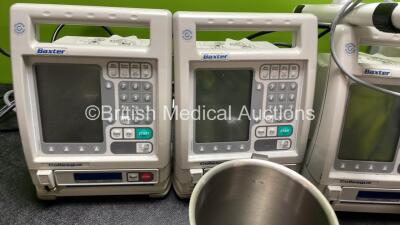 Mixed Lot Including 3 x Baxter Colleague Pumps, 1 x Medical Video DP 2020 Digital Processor and 1 x Urine Flow Tester Unit *SN 22030154DB, 22030053DB, 22030151DB, DP10164* - 2