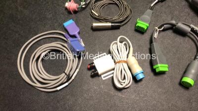 Job Lot of Patient Monitoring Cables / Connectors Including 5 x GE ECG Connectors and 3 x Vyaire Medical Cables - 2