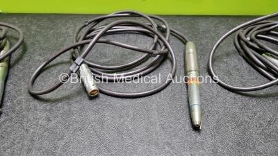 3 x Bien Air Dental Drills, 3 x Bien Air PM 1:123 Attachments and 3 x Lemo FFA.2E Cables - 3