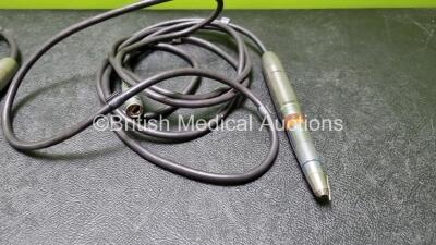 3 x Bien Air Dental Drills, 3 x Bien Air PM 1:123 Attachments and 3 x Lemo FFA.2E Cables - 4