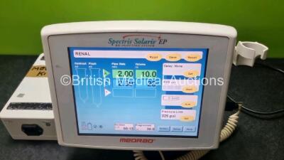 Medrad Spectris Solaris EP MR Injection System with Hand Trigger and Power Supply Module (Powers Up) *3012014 45076* - 2