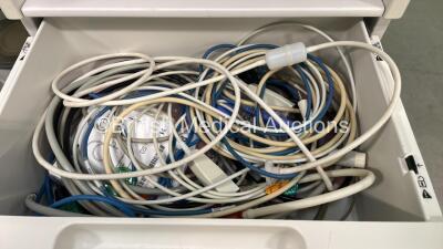 Datex-Ohmeda Aestiva/5 Anaesthesia Machine with Datex-Ohmeda Aestiva 7900 SmartVent Software Version 4.8 PSVPro, Philips IntelliVue G7 Module, Various Monitor Leads, Bellows, Absorber and Hoses (Powers Up) *S/N AMRH01513* - 5