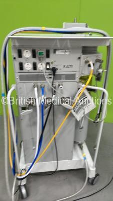 Datex-Ohmeda Aestiva/5 Anaesthesia Machine with Datex-Ohmeda Aestiva 7900 SmartVent Software Version 4.8 PSVPro, Philips Module Rack with IntelliVue G2 Module *Mfd 2018*, PRESS and BIS Modules, IntelliVue G5-M1019A Gas Module, Various Monitor Leads, Bello - 8