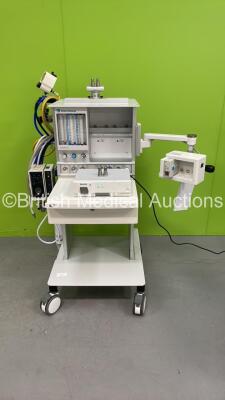 Datex-Ohmeda Aestiva/5 Induction Anaesthesia Machine with Philips Module Rack with PRESS Module, IntelliVue G5-M1019A Gas Module, VentiPAC with alarmPAC, Bellows, Absorber and Hoses (Powers Up) *S/N AMWF00210*