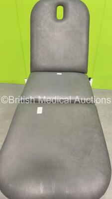 Rothband Hydraulic Patient Couch - 1 x Missing and 1 x Damaged Side Rail (Hydraulics Tested Working) - 4