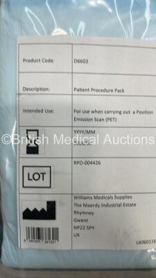 Large Quantity of Williams Patient Procedure Packs and Antmed High Pressure Syringes - Out of Date (Cage Not Included) - 4