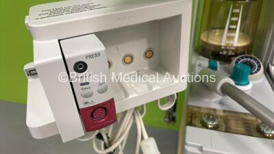 Datex-Ohmeda Aestiva/5 Anaesthesia Machine with Datex-Ohmeda Aestiva 7900 SmartVent Software Version 4.8 PSVPro, Philips Module Rack with Press Module, Philips IntelliVue G5-M1019A, Various Monitor Leads Including Covidien BIS Loc 2 Channel, Bellows, Abso - 3