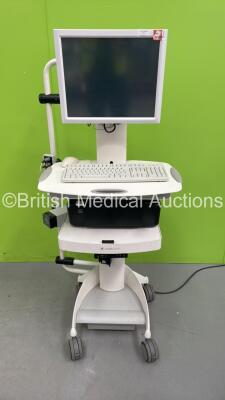 Mediwatch Mobile WorkStation with Monitor and Accessories (HDD REMOVED) ***IR909***