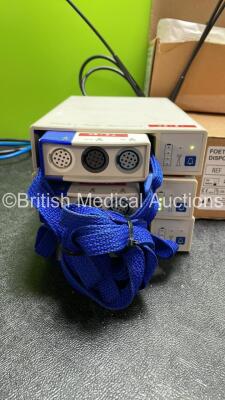 Mixed Lot Including 3 x Rimkus Medizintechnik T610E Foetal Monitor Units (All Power Up) 1 x Otoport NHSP OAE Hearing Screening Unit (Powers Up-Power Supply Not Included) 4 x NIBP Hoses and Approximately 50 x Entaco REF FSE002 Foetal Scalp Electrodes *Exp - 2