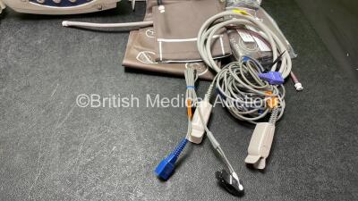 Mixed Lot Including 1 x Welch Allyn REF 53N00 Patient Monitor with 1 x AC Power Supply, 3 x BP Cuffs, 2 x SpO2 Finger Sensors and 1 x NIBP Hose (Powers Up) 7 x CME McKinley Bodyguard 545 Epidural Pumps with 3 x Housings (6 Power Up, 1 No Power) - 5