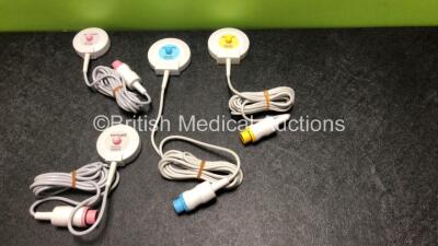 4 x Sonicaid Fetal Transducers (In Excellent Condition) *SN 502759 / 405822 / 154873 / 151820* - 4