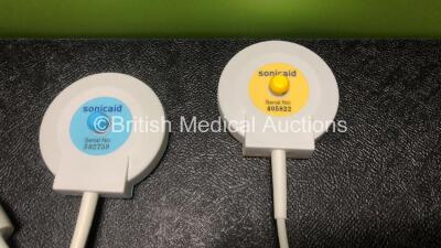 4 x Sonicaid Fetal Transducers (In Excellent Condition) *SN 502759 / 405822 / 154873 / 151820* - 5