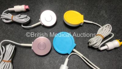 4 x Sonicaid Fetal Transducers (In Excellent Condition) *SN 502759 / 405822 / 154873 / 151820* - 6