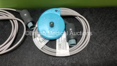 2 x GE Nautilus US Fetal Ultrasound Transducers *Mfd 2021* (In Excellent Condition) **SN D21UA1309PS / D21UA1197PS** - 2