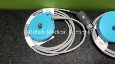 2 x GE Nautilus US Fetal Ultrasound Transducers *Mfd 2021* (In Excellent Condition) **SN D21UA1309PS / D21UA1197PS** - 3