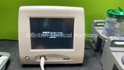 Mixed Lot Including 1 x Verathon Model BVI 3000 Bladder Scanner, 1 x Hemocue Hb201 DM Radiometer (Powers Up) 1 x Nexfin bm Patient Monitor with 2 x Cables (Powers Up with Damage-See Photo) 2 x DeVilbiss Suction Units with 2 x Cups (Both No Power, 1 with D - 7